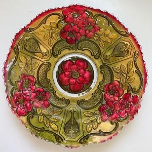 VTG GOOFUS GLASS Large Plate 10-1/2" B